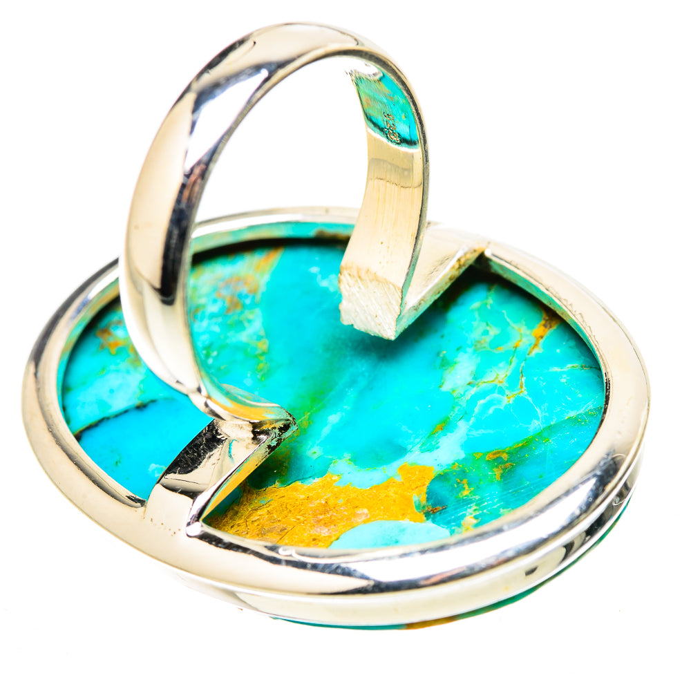 Chrysocolla Rings handcrafted by Ana Silver Co - RING131646 - Photo 3