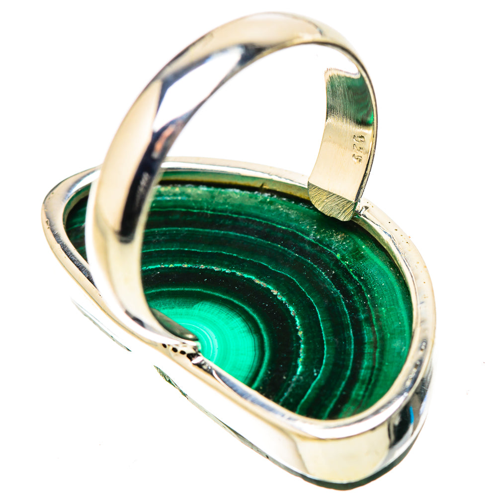 Malachite Rings handcrafted by Ana Silver Co - RING131650 - Photo 3