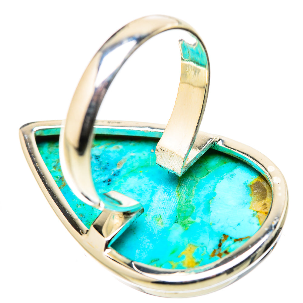 Chrysocolla Rings handcrafted by Ana Silver Co - RING131664 - Photo 3