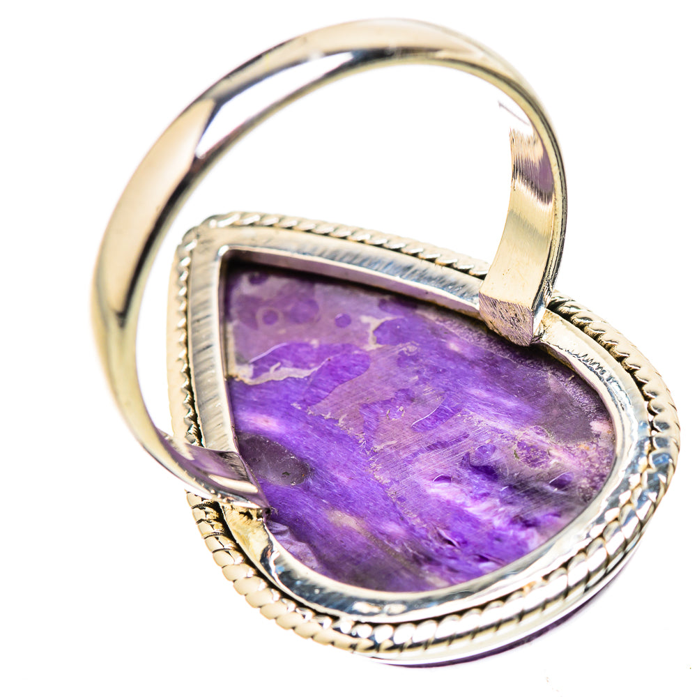 Charoite Rings handcrafted by Ana Silver Co - RING131675 - Photo 3