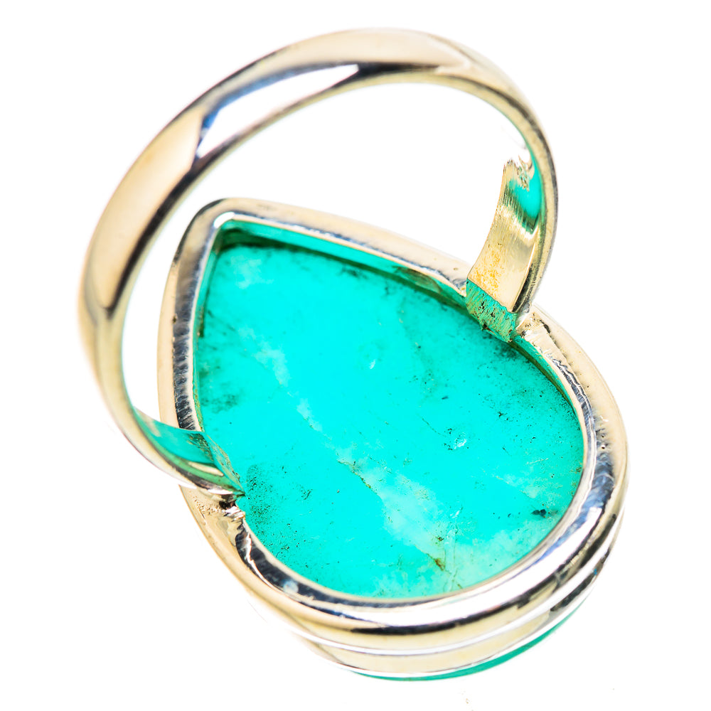 Peruvian Amazonite Rings handcrafted by Ana Silver Co - RING131693 - Photo 3