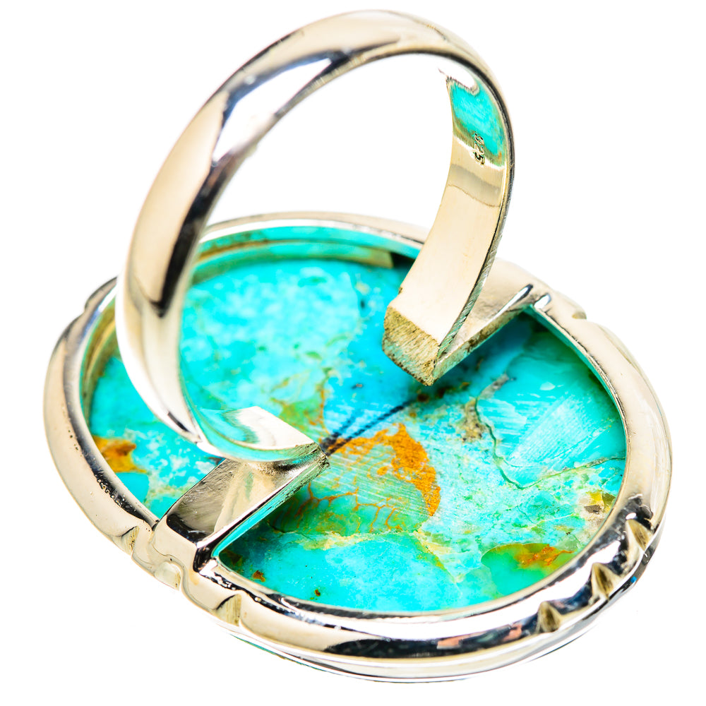 Chrysocolla Rings handcrafted by Ana Silver Co - RING131704 - Photo 3