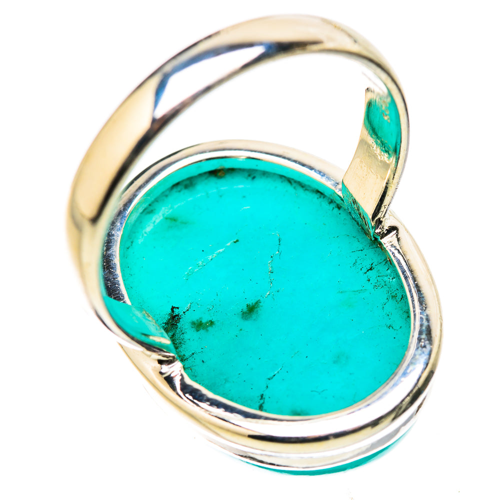 Chrysocolla Rings handcrafted by Ana Silver Co - RING131705 - Photo 3