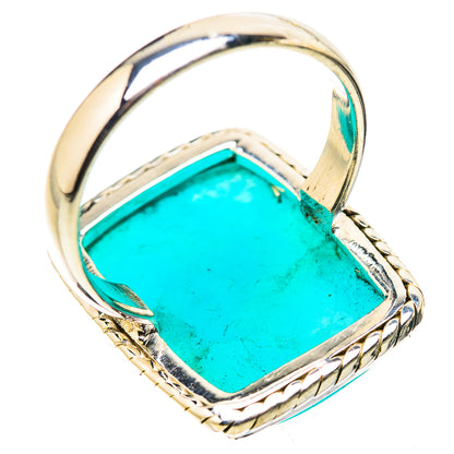 Peruvian Amazonite Rings handcrafted by Ana Silver Co - RING131709 - Photo 3