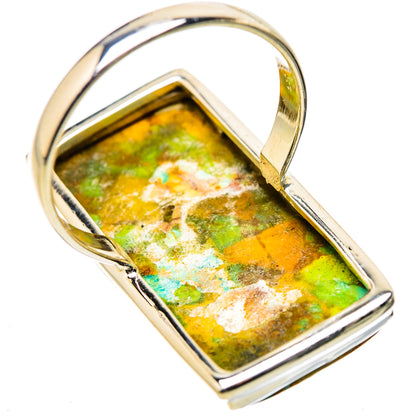 Kingman Mohave Turquoise Rings handcrafted by Ana Silver Co - RING131743 - Photo 3