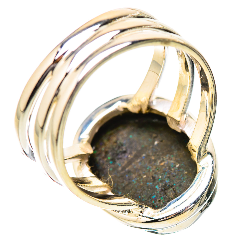 Andamooka Opal Rings handcrafted by Ana Silver Co - RING131762 - Photo 3