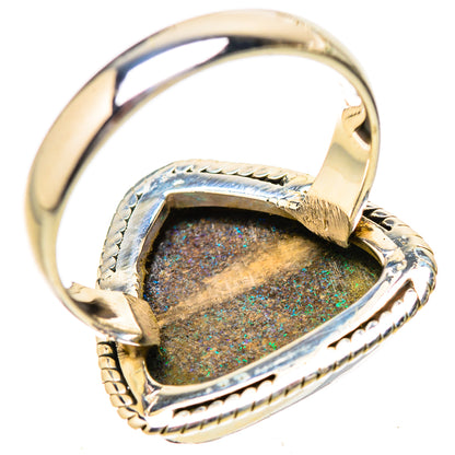 Andamooka Opal Rings handcrafted by Ana Silver Co - RING131763 - Photo 3