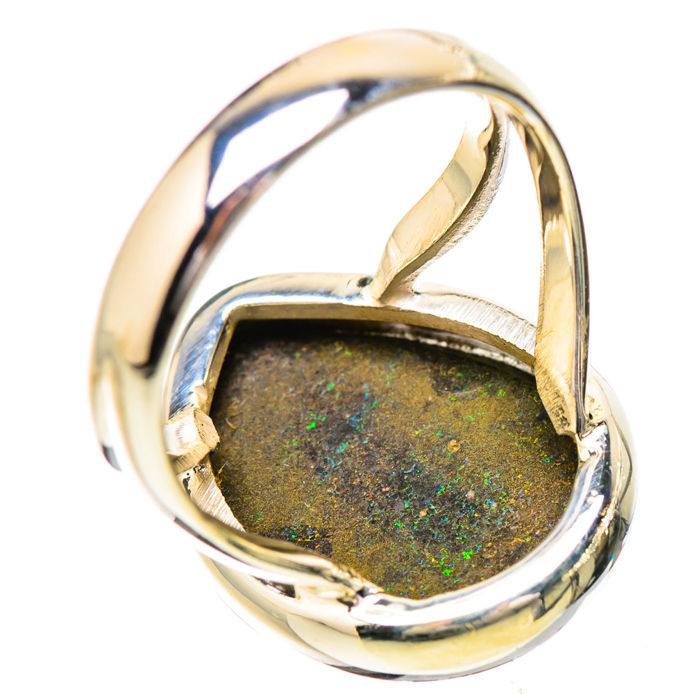 Andamooka Opal Rings handcrafted by Ana Silver Co - RING131764 - Photo 3