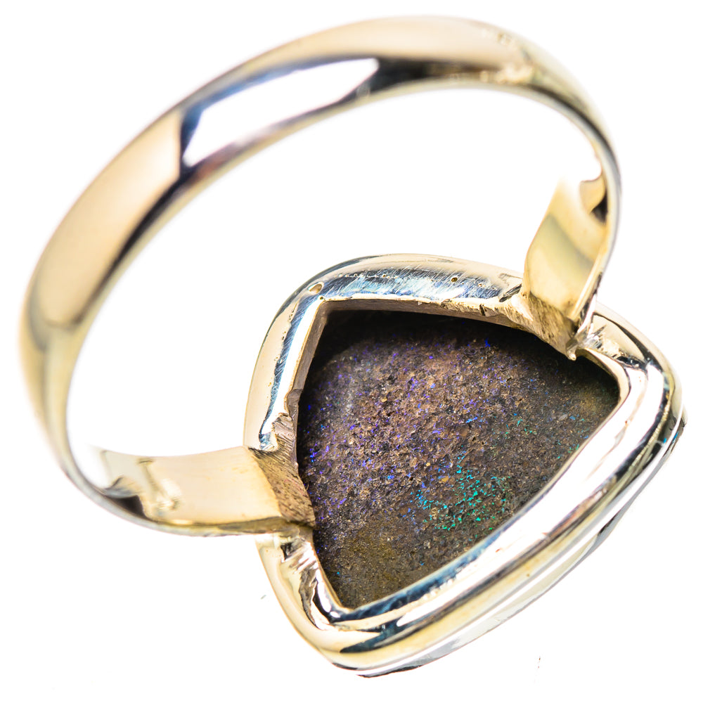 Andamooka Opal Rings handcrafted by Ana Silver Co - RING131793 - Photo 3