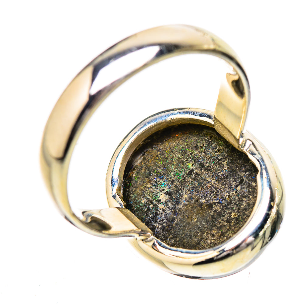 Andamooka Opal Rings handcrafted by Ana Silver Co - RING131794 - Photo 3