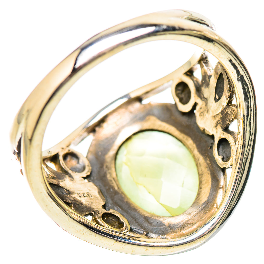 Prehnite Rings handcrafted by Ana Silver Co - RING131799 - Photo 3