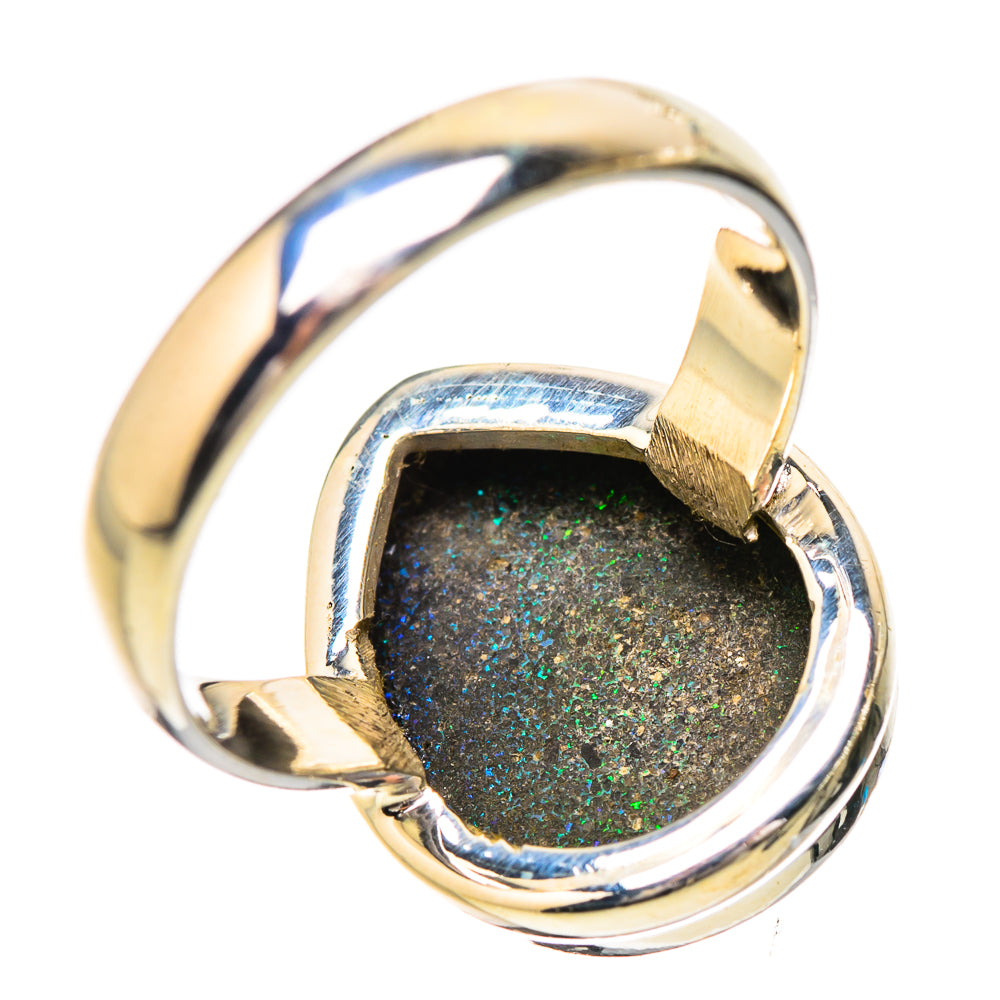 Andamooka Opal Rings handcrafted by Ana Silver Co - RING131804 - Photo 3