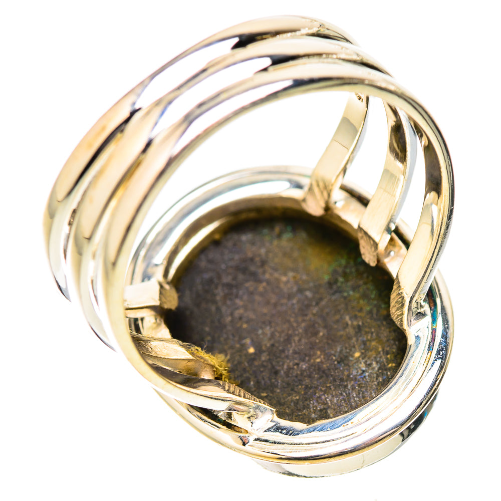 Andamooka Opal Rings handcrafted by Ana Silver Co - RING131805 - Photo 3