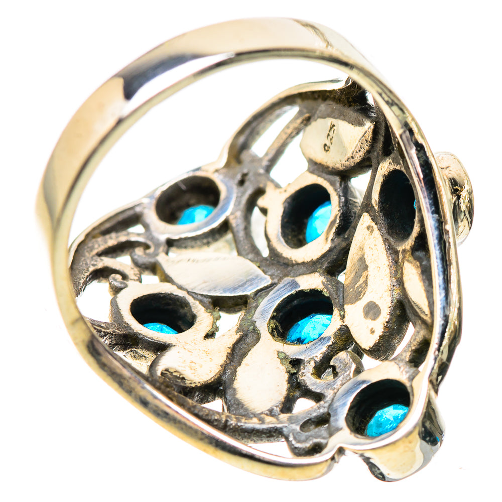 Swiss Blue Topaz Rings handcrafted by Ana Silver Co - RING131808 - Photo 3