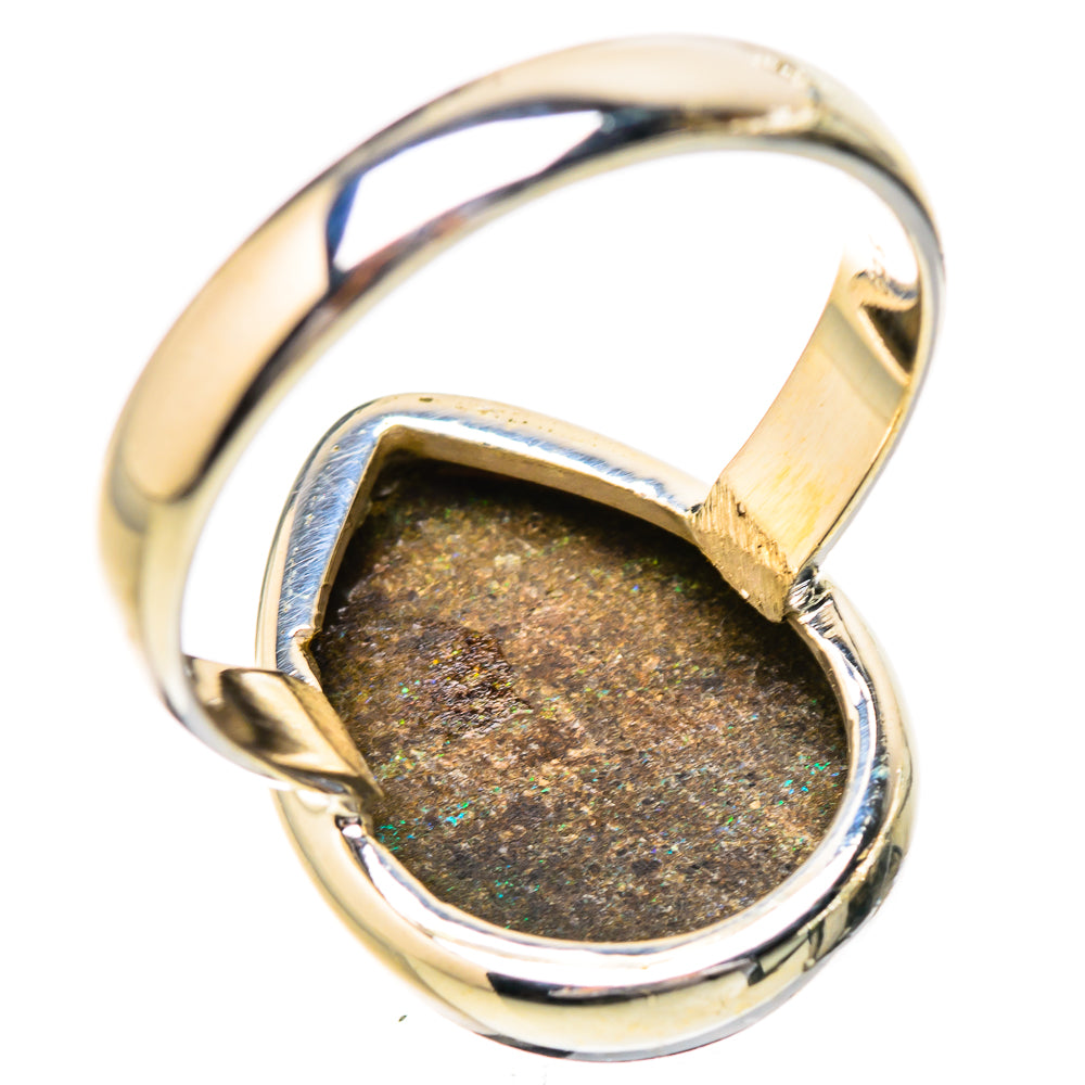 Andamooka Opal Rings handcrafted by Ana Silver Co - RING131816 - Photo 3
