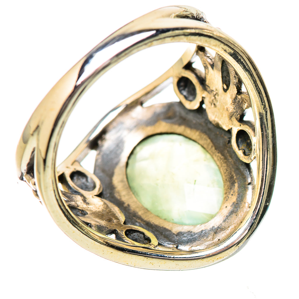 Prehnite Rings handcrafted by Ana Silver Co - RING131822 - Photo 3