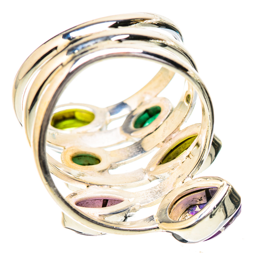 Purple Copper Composite Turquoise Rings handcrafted by Ana Silver Co - RING131835 - Photo 3