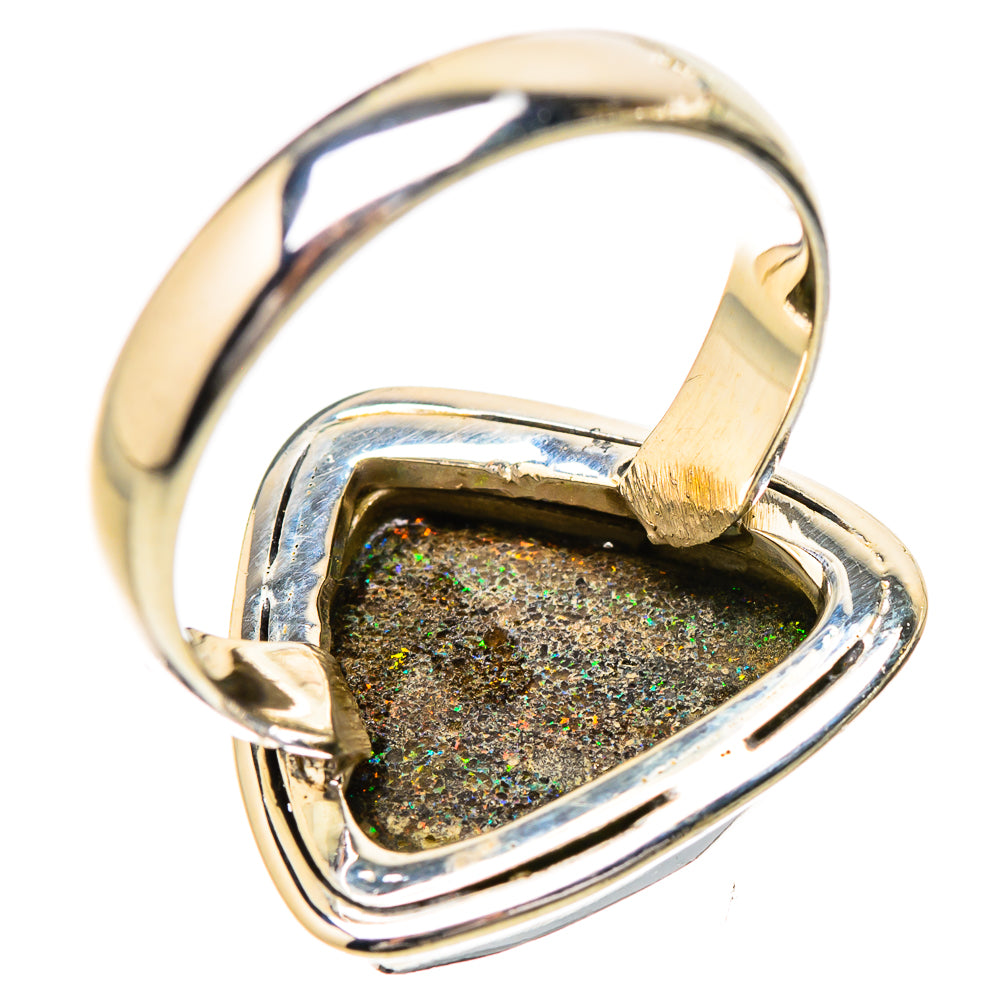 Andamooka Opal Rings handcrafted by Ana Silver Co - RING131836 - Photo 3