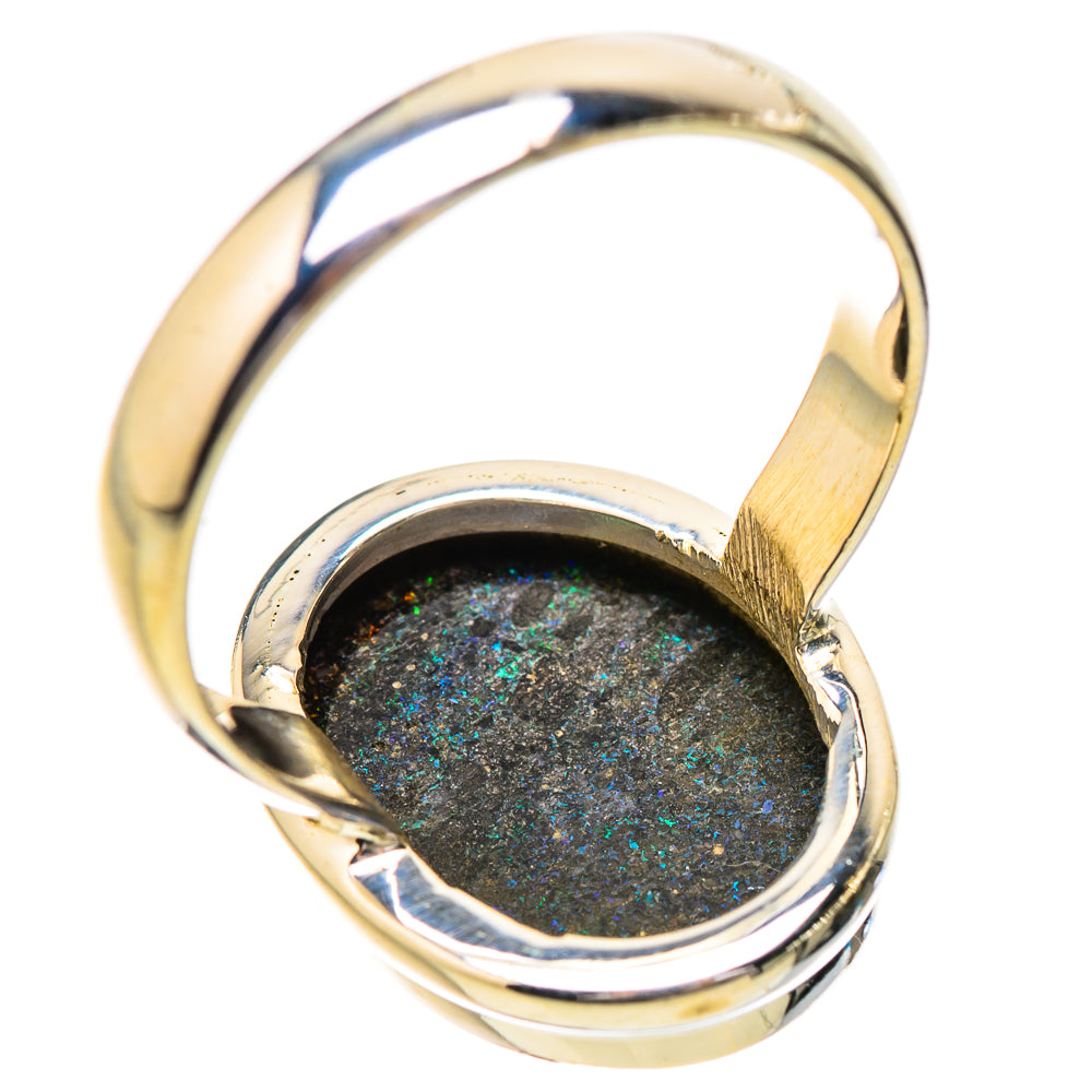 Andamooka Opal Rings handcrafted by Ana Silver Co - RING131837 - Photo 3