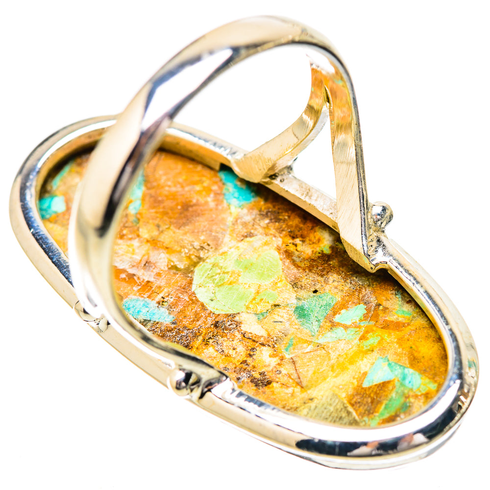 Kingman Mohave Turquoise Rings handcrafted by Ana Silver Co - RING131852 - Photo 3