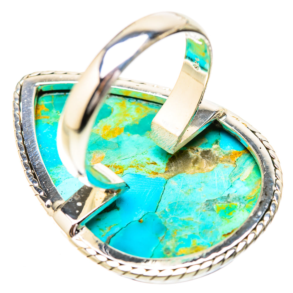 Chrysocolla Rings handcrafted by Ana Silver Co - RING131855 - Photo 3