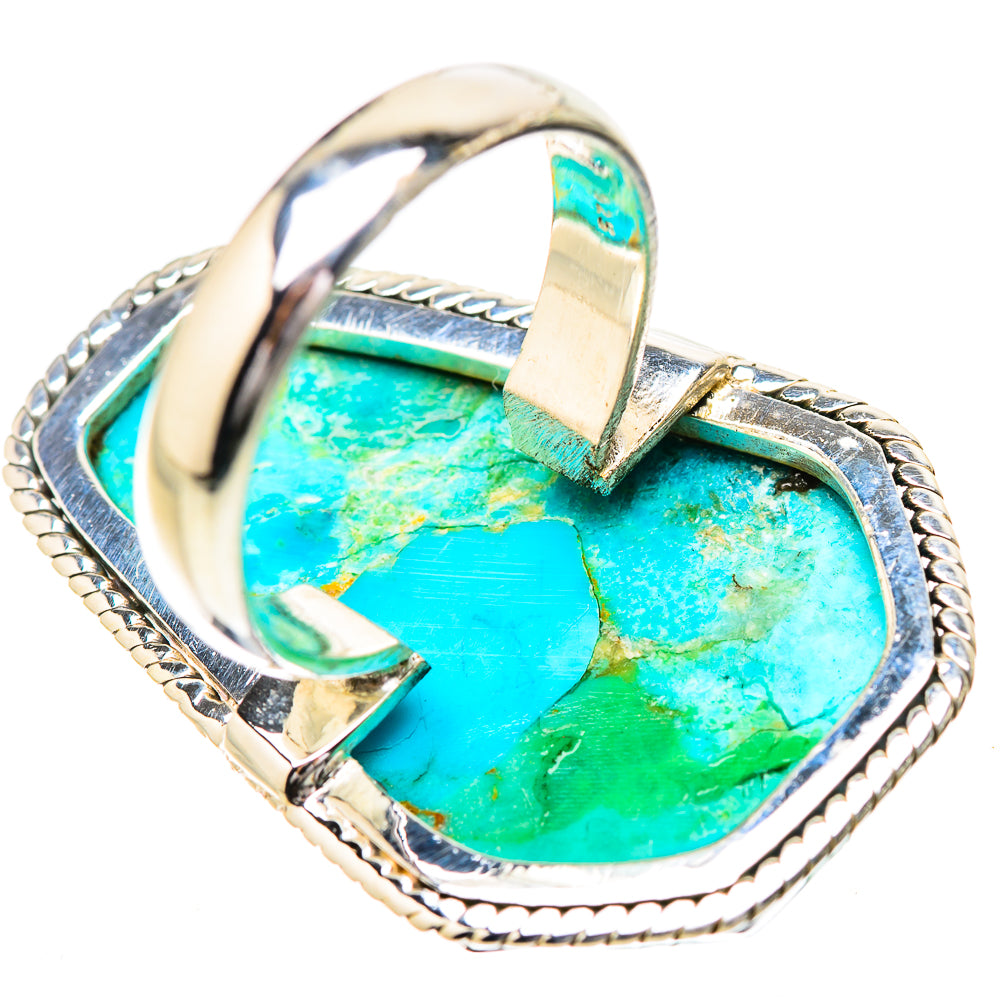 Chrysocolla Rings handcrafted by Ana Silver Co - RING131857 - Photo 3
