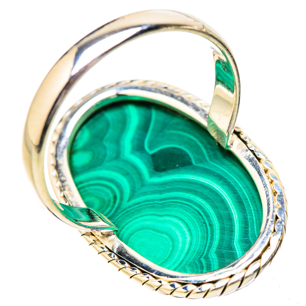 Malachite Rings handcrafted by Ana Silver Co - RING131861 - Photo 3