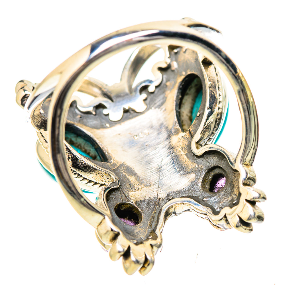 Sleeping Beauty Turquoise Rings handcrafted by Ana Silver Co - RING131870 - Photo 3