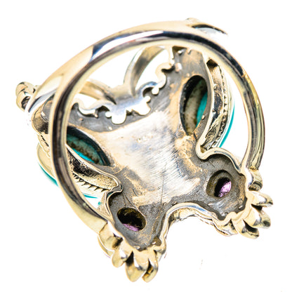 Sleeping Beauty Turquoise Rings handcrafted by Ana Silver Co - RING131870 - Photo 3