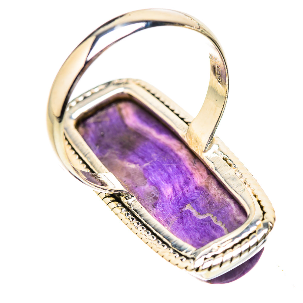 Charoite Rings handcrafted by Ana Silver Co - RING131906 - Photo 3