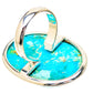 Chrysocolla Rings handcrafted by Ana Silver Co - RING131918 - Photo 3