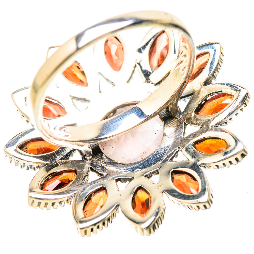 Rose Quartz Rings handcrafted by Ana Silver Co - RING131941 - Photo 3