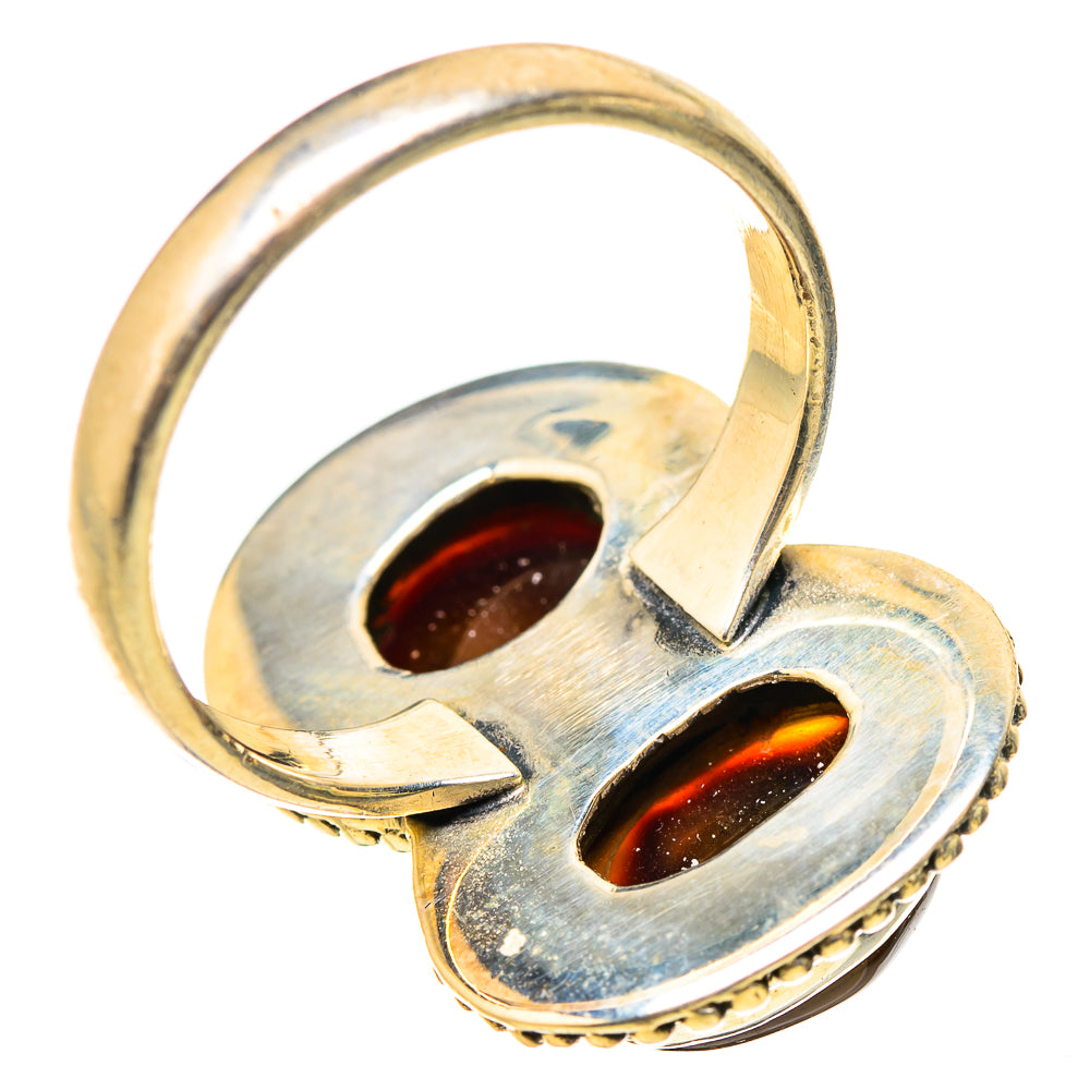 Mexican Fire Agate Rings handcrafted by Ana Silver Co - RING131954 - Photo 3