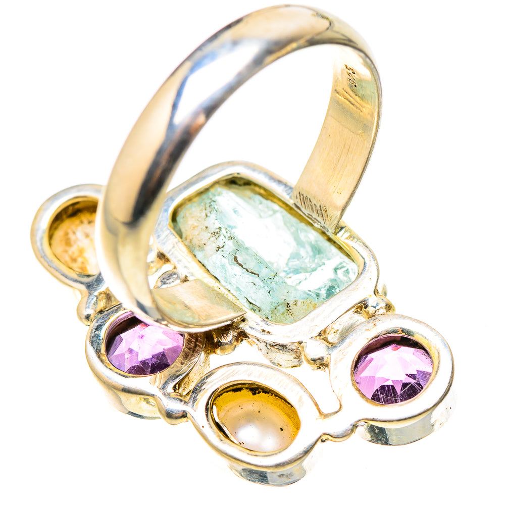 Aquamarine Rings handcrafted by Ana Silver Co - RING131968 - Photo 3