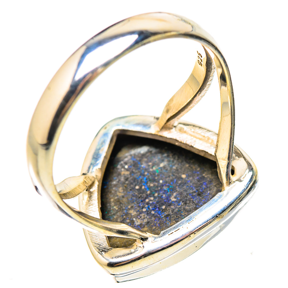 Andamooka Opal Rings handcrafted by Ana Silver Co - RING131969 - Photo 3