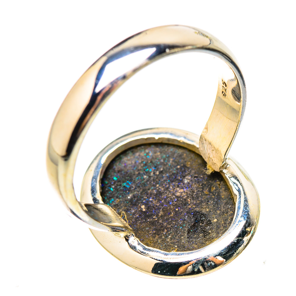 Andamooka Opal Rings handcrafted by Ana Silver Co - RING131970 - Photo 3