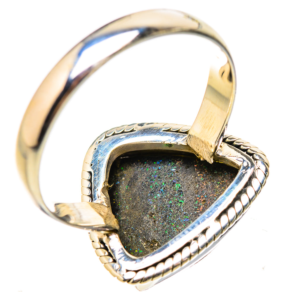 Andamooka Opal Rings handcrafted by Ana Silver Co - RING131971 - Photo 3