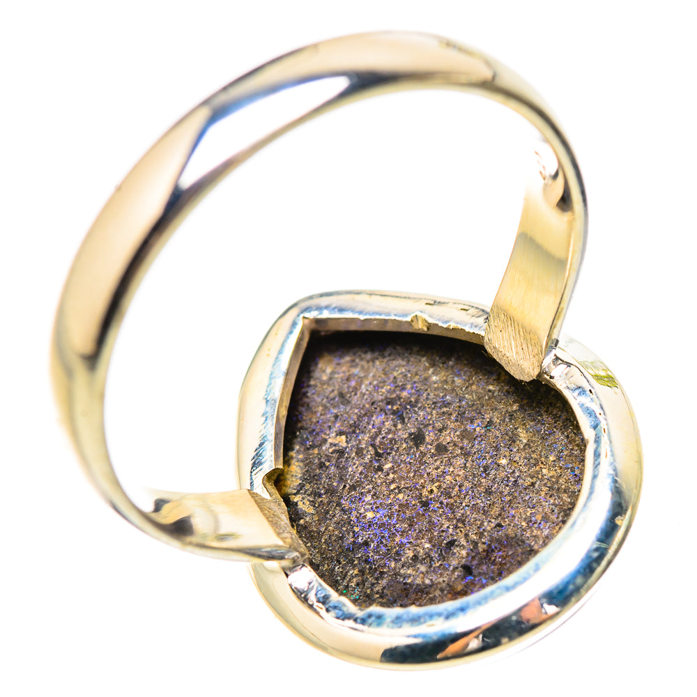 Andamooka Opal Rings handcrafted by Ana Silver Co - RING131982 - Photo 3