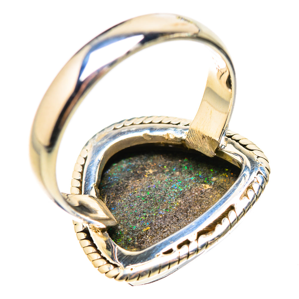 Andamooka Opal Rings handcrafted by Ana Silver Co - RING131983 - Photo 3