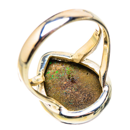 Andamooka Opal Rings handcrafted by Ana Silver Co - RING131984 - Photo 3