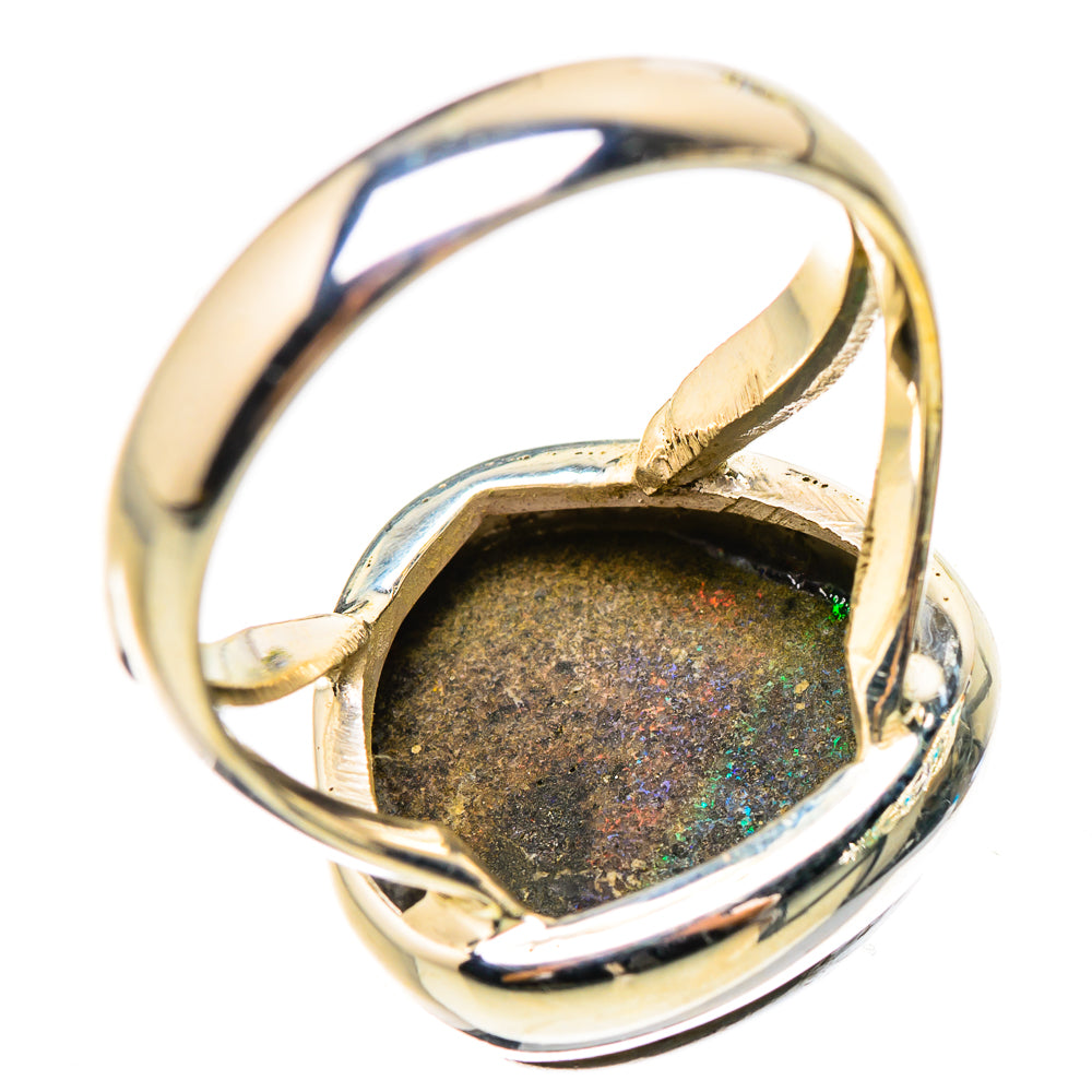 Andamooka Opal Rings handcrafted by Ana Silver Co - RING131997 - Photo 3