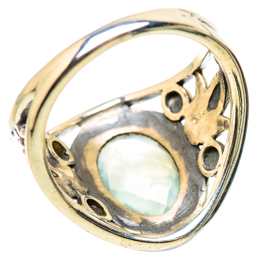 Prehnite Rings handcrafted by Ana Silver Co - RING132004 - Photo 3