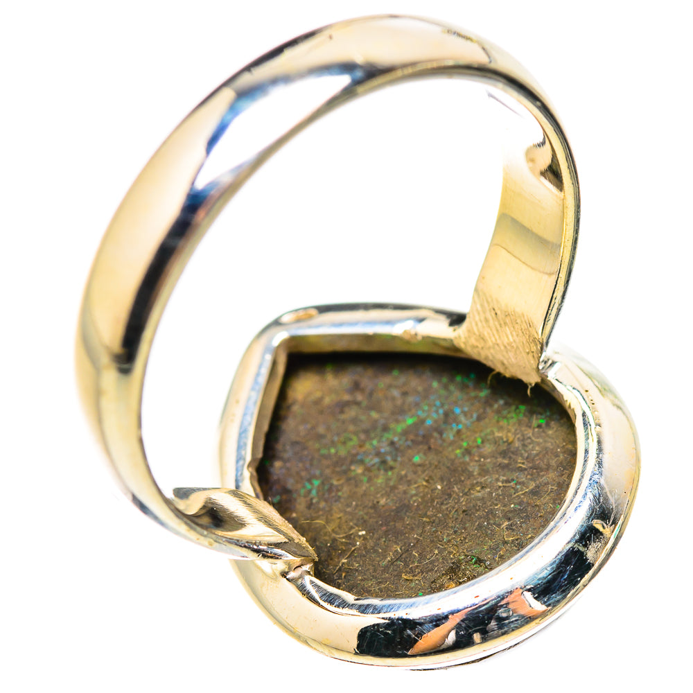 Andamooka Opal Rings handcrafted by Ana Silver Co - RING132011 - Photo 3