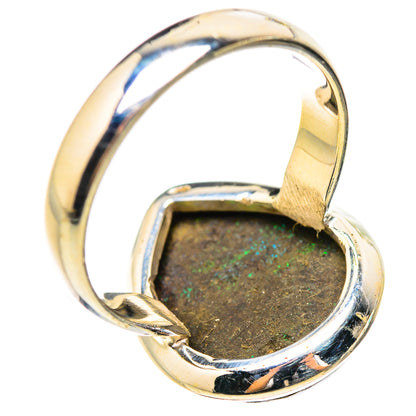 Andamooka Opal Rings handcrafted by Ana Silver Co - RING132011 - Photo 3