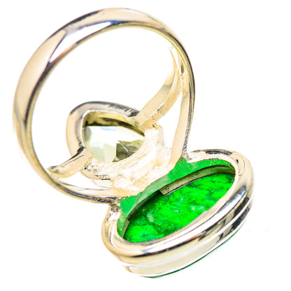 Gaspeite Rings handcrafted by Ana Silver Co - RING132016 - Photo 3
