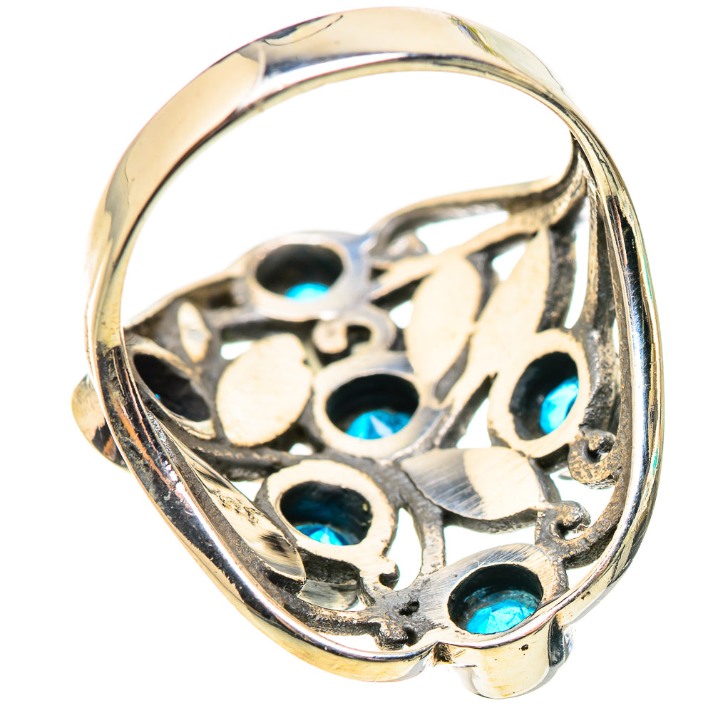 Swiss Blue Topaz Rings handcrafted by Ana Silver Co - RING132024 - Photo 3