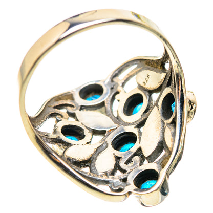 Swiss Blue Topaz Rings handcrafted by Ana Silver Co - RING132025 - Photo 3
