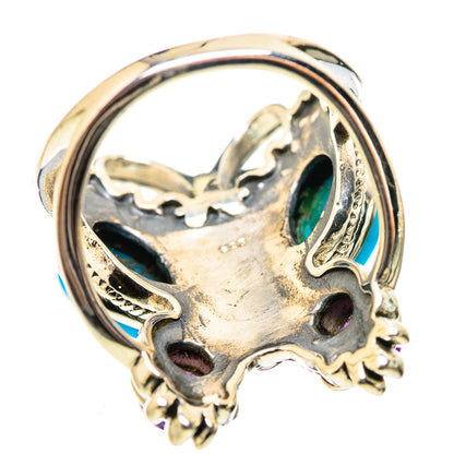 Sleeping Beauty Turquoise Rings handcrafted by Ana Silver Co - RING132032 - Photo 3