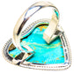 Kingman Mohave Turquoise Rings handcrafted by Ana Silver Co - RING132035 - Photo 3