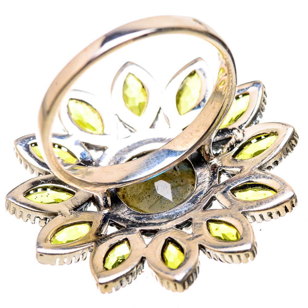 Labradorite Rings handcrafted by Ana Silver Co - RING132042 - Photo 3